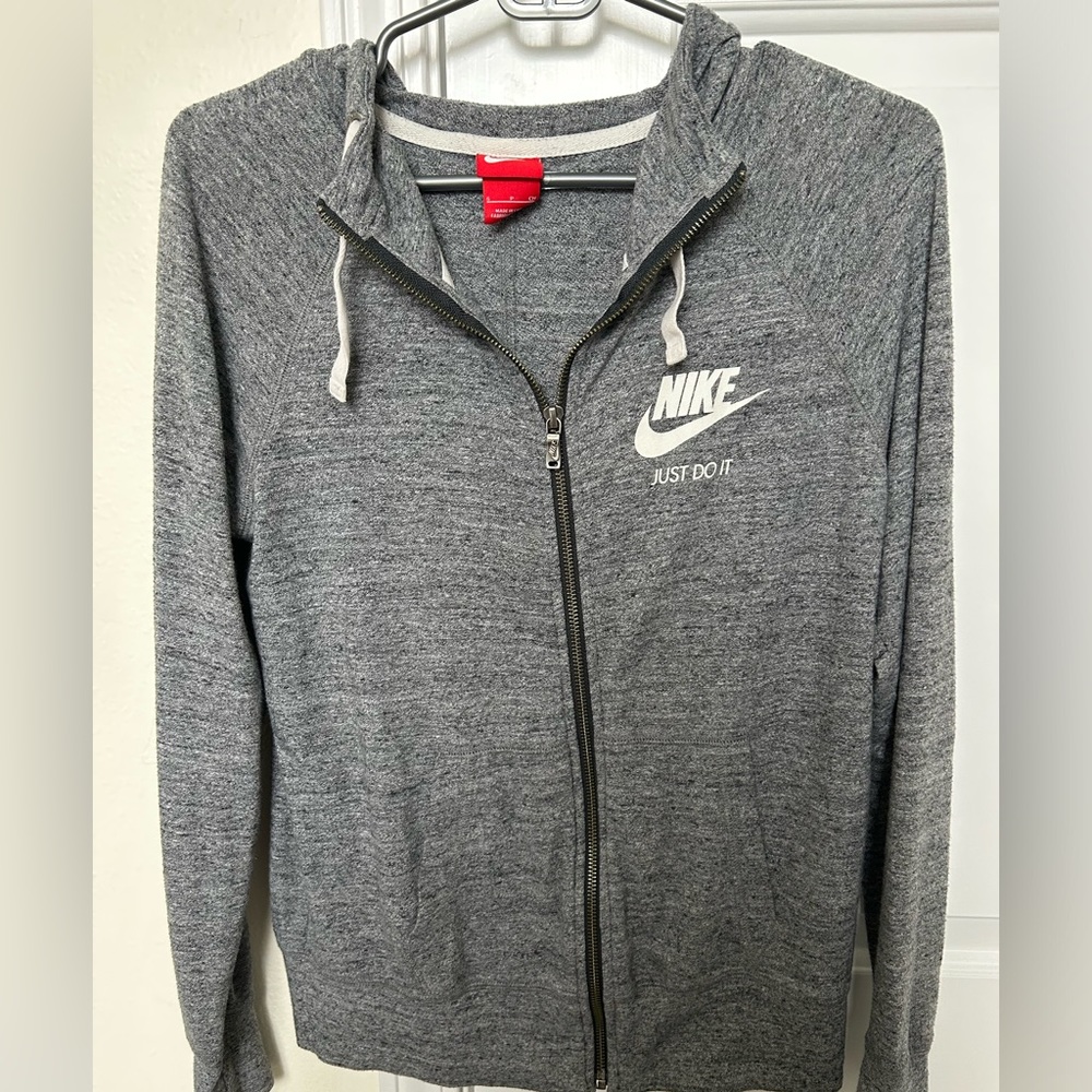 Nike Gray Zip Up